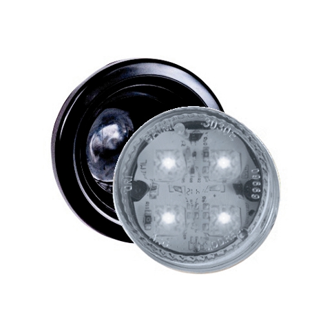 FARO TRASERO LED BAIML 3030 50MM (4 LED) UNIPOLAR BIVOLTAJE CRISTAL